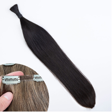 Jet Black #1 Clip-in Hair Extensions