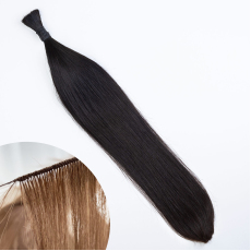 Hand-tied Weft Jet Black #1