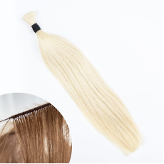Hand-tied Weft Cold Blonde #60