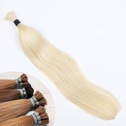 Warm Blonde #613 I-Tip Hair Extensions