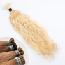Warm Blonde #613 Russian Wavy I-Tip Hair Extensions