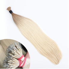 Ombre Blonde #613 Nano Ring Hair Extensions