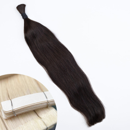 Dark Brown #2 Tape-in Hair Extensions
