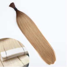 Ombre Golden Brown #12 Tape-in Hair Extensions