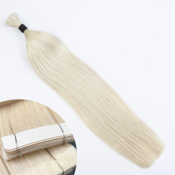 Platinum Blonde Tape-in Hair Extensions