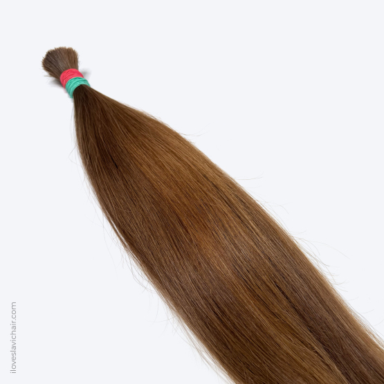 16" - 44 cm Virgin Slavic Hair Bundle Color #7 - 78 grams