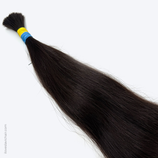 24" - 60 cm Virgin Slavic Hair Bundle Color #4, 83 grams