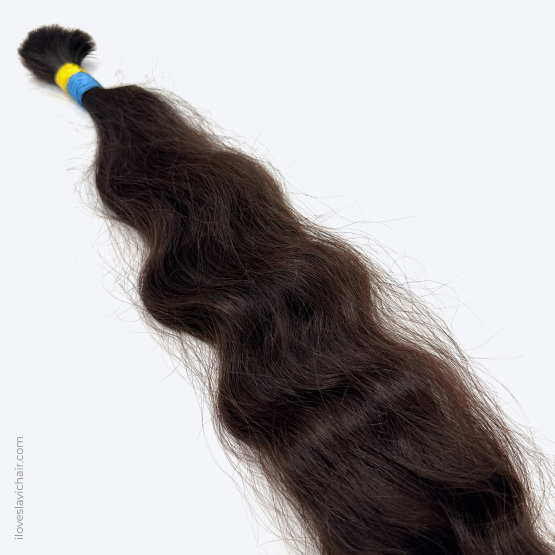 18" - 45 cm Virgin Slavic Hair Bundle Color #4, 67 grams