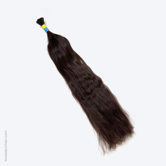 24" - 61 cm Virgin Slavic Hair Bundle Color #4, 99 grams