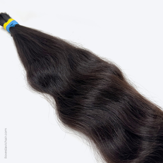20" - 50 cm Virgin Slavic Hair Bundle, Color #4 - 145 grams