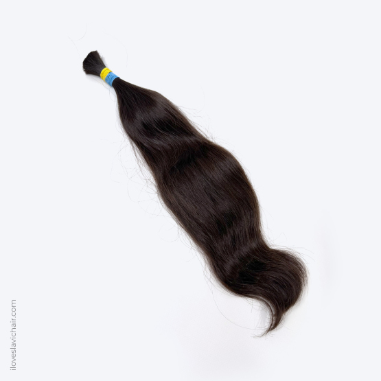 18" - 46 cm Virgin Slavic Hair Bundle Color #4, 88 grams