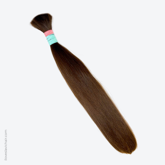 Virgin Slavic Hair Bundle, Color #6, 18″-45cm, 113 grams