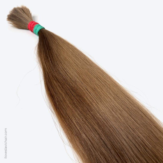 20" - 51 cm Virgin Slavic Hair Bundle, Color #7 - 114 grams