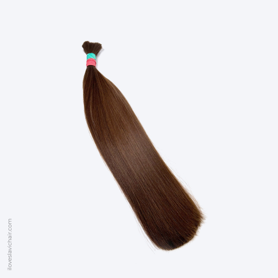 16" - 43 cm Virgin Slavic Hair Bundle Color #6 - 97 grams