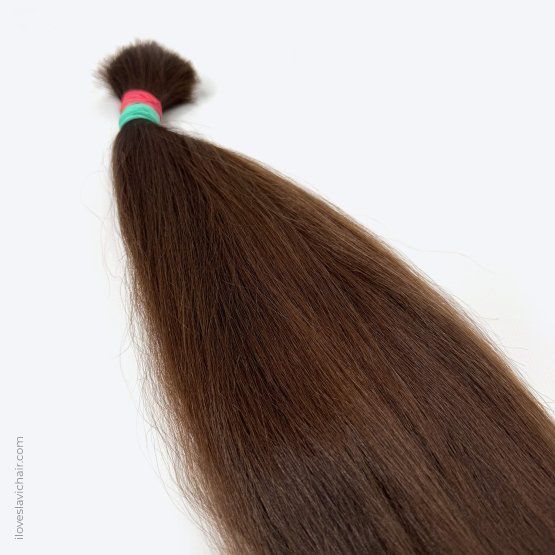 14" - 39 cm Virgin Slavic Hair Bundle Color #6 - 101 grams