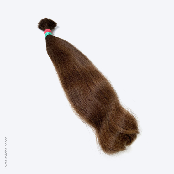 18" - 46 cm Virgin Slavic Hair Bundle Color #6, 150 grams
