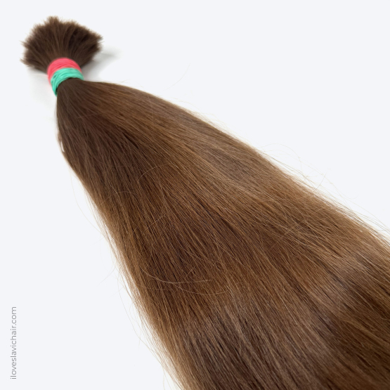 18" - 46 cm Virgin Slavic Hair Bundle Color #6, 150 grams