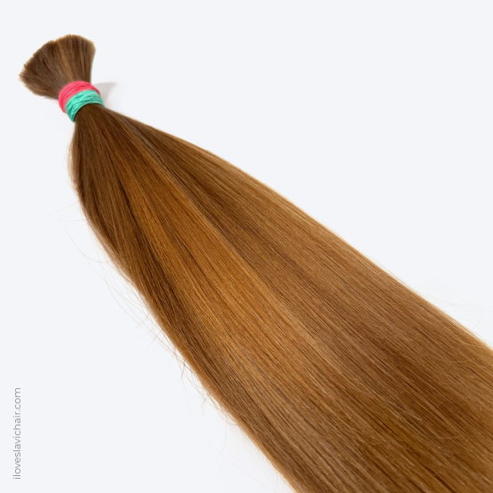 14" - 39 cm Virgin Slavic Hair Bundle Color #7-8 - 98 grams