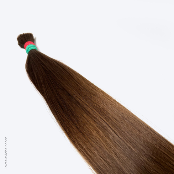 20" - 52 cm Virgin Slavic Hair Bundle, Color #6 - 157 grams