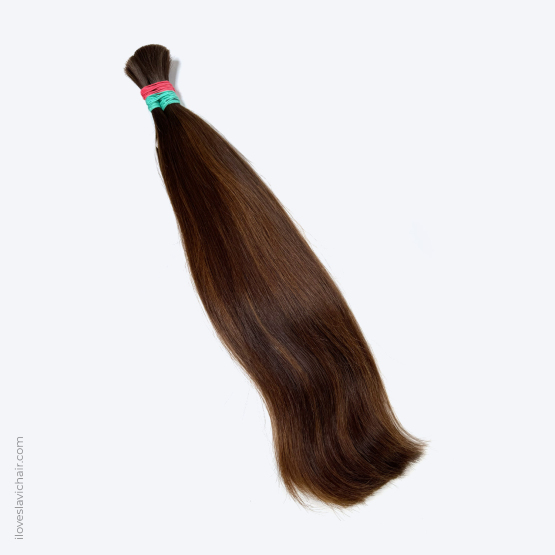 18" - 49 cm Virgin Slavic Hair Bundle Color #6, 163 grams