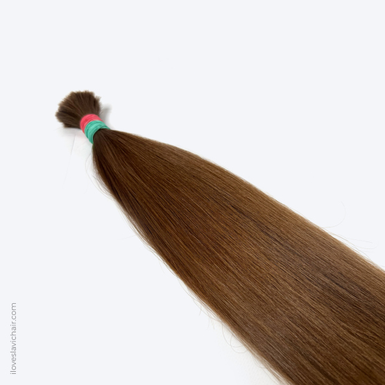 16" - 44 cm Virgin Slavic Hair Bundle Color #7 - 86 grams