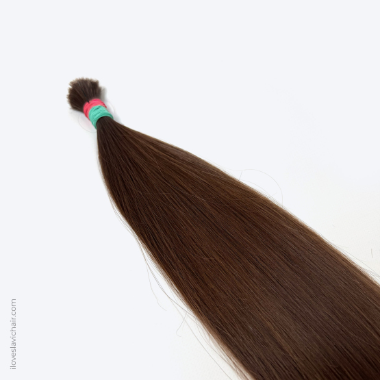 16" - 41 cm Virgin Slavic Hair Bundle Color #6 - 73 grams