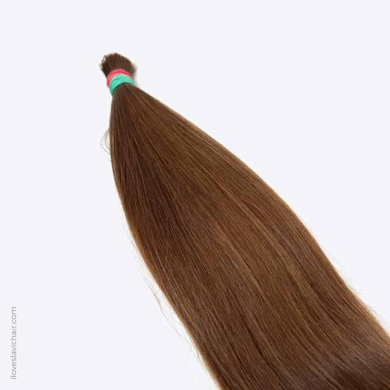 16" - 39 cm Virgin Slavic Hair Bundle Color #6 - 128 grams