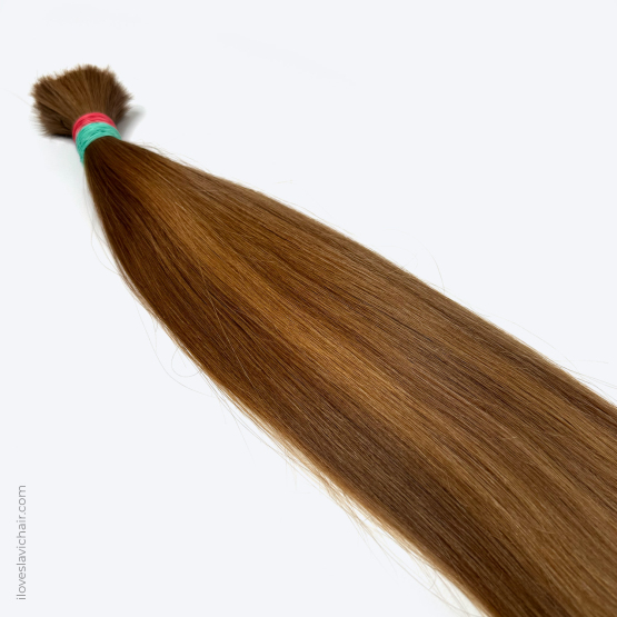 16" - 43 cm Virgin Slavic Hair Bundle Color #7-8 - 125 grams
