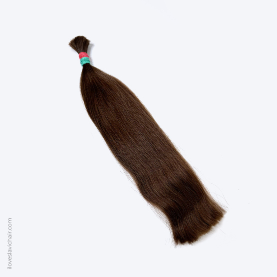 16" - 42 cm Virgin Slavic Hair Bundle Color #6 - 62 grams