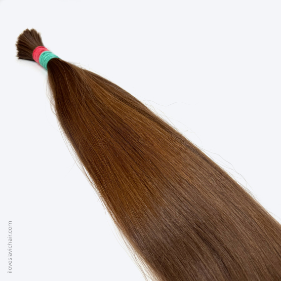 20" - 50 cm Virgin Slavic Hair Bundle, Color #6 - 107 grams