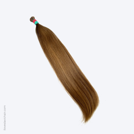 20" - 53 cm Virgin Slavic Hair Bundle, Color #8 - 90 grams