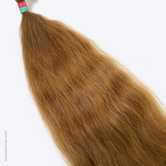 20" - 52 cm Virgin Slavic Hair Bundle, Color #8 - 91 grams