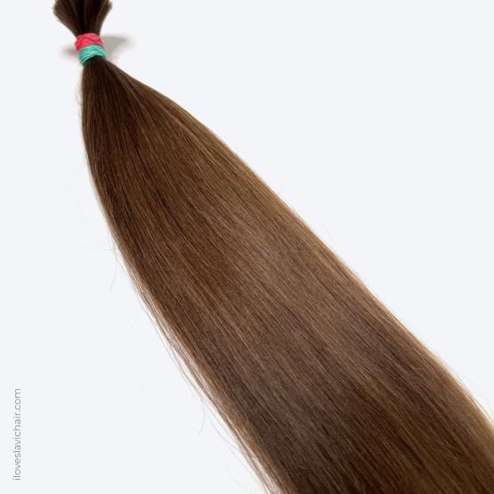 18" - 49 cm Virgin Slavic Hair Bundle Color #6, 74 grams