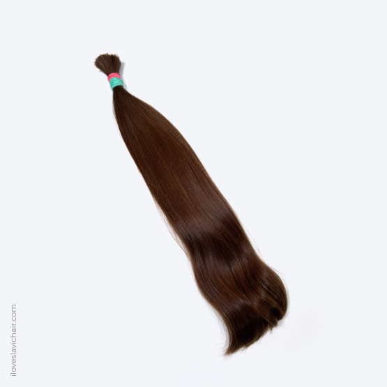 16" - 41 cm Virgin Slavic Hair Bundle Color #6 - 63 grams