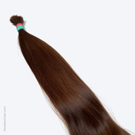 16" - 41 cm Virgin Slavic Hair Bundle Color #6 - 63 grams