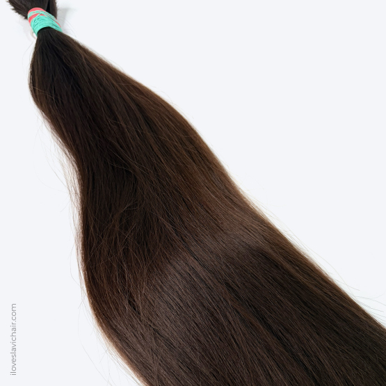24-Inch (63 cm) Virgin Slavic Hair Bundle – Color #5, 187 g
