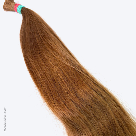 20-Inch (50 cm) Virgin Slavic Hair Bundle – Color #7, 86g