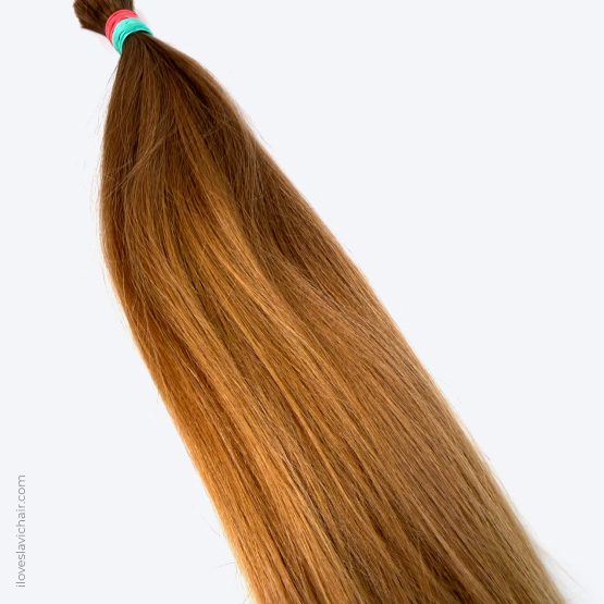 18-Inch (45 cm) Virgin Slavic Hair Bundle Color – #8, 83 g