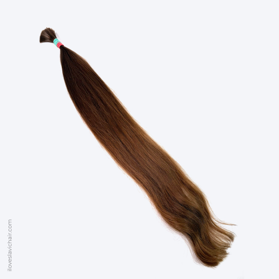 28-Inch (70 cm) Virgin Slavic Hair Bundle – Color #6, 81 g