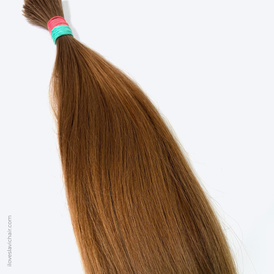 16-Inch (40 cm) Virgin Slavic Hair Bundle – Color #6, 84g