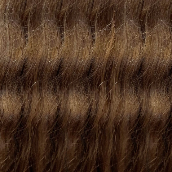 Brown #8 Remy Wavy Hair