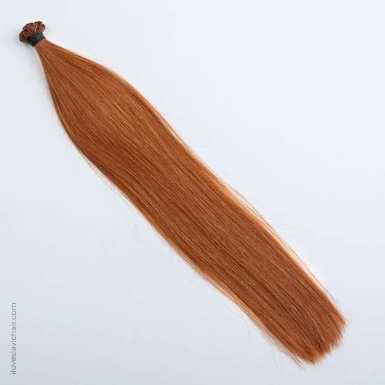 Red Copper #130 K-Tip Hair Extensions