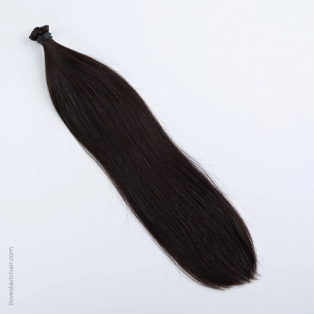 Dark Brown #2 K-Tip Hair Extensions