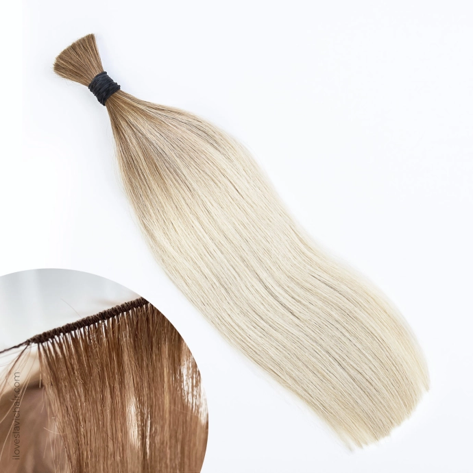 Hand-tied Weft Ombre Blonde #60