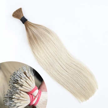 Ombre Blonde #60 Nano Ring Hair Extensions