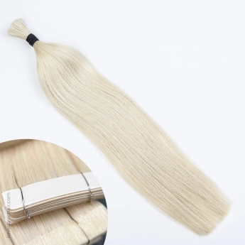 Platinum Blonde Tape-in Hair Extensions