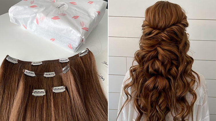 Half Up Half Down (Clip In Extensions) — HOUSE OF BRAID