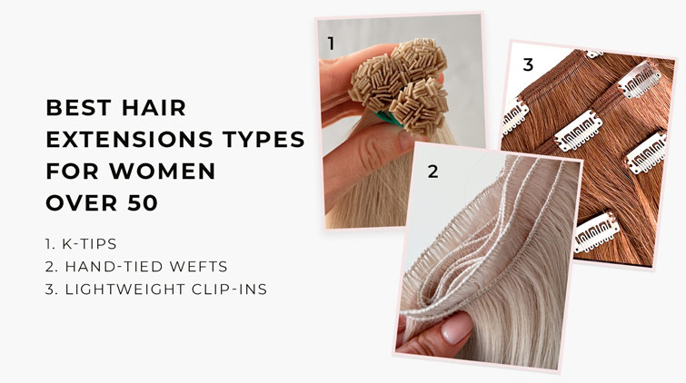 Best Hair Extensions Types for Women Over 50