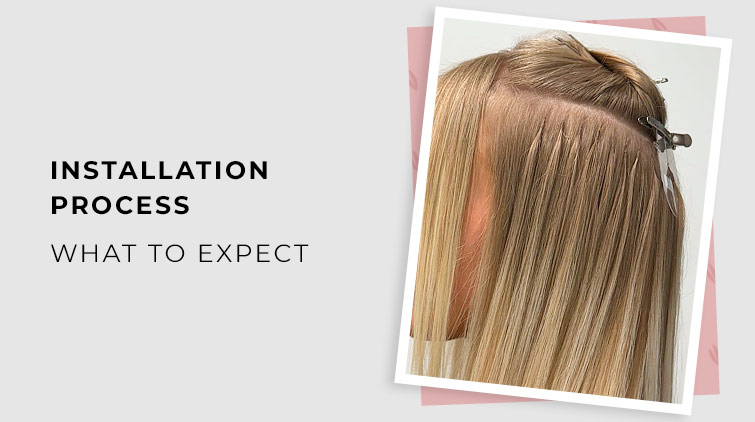 invisible K-tip installation