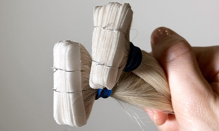 Russian fusion hair extensions